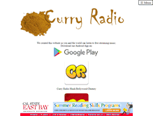 Tablet Screenshot of curryradio.com